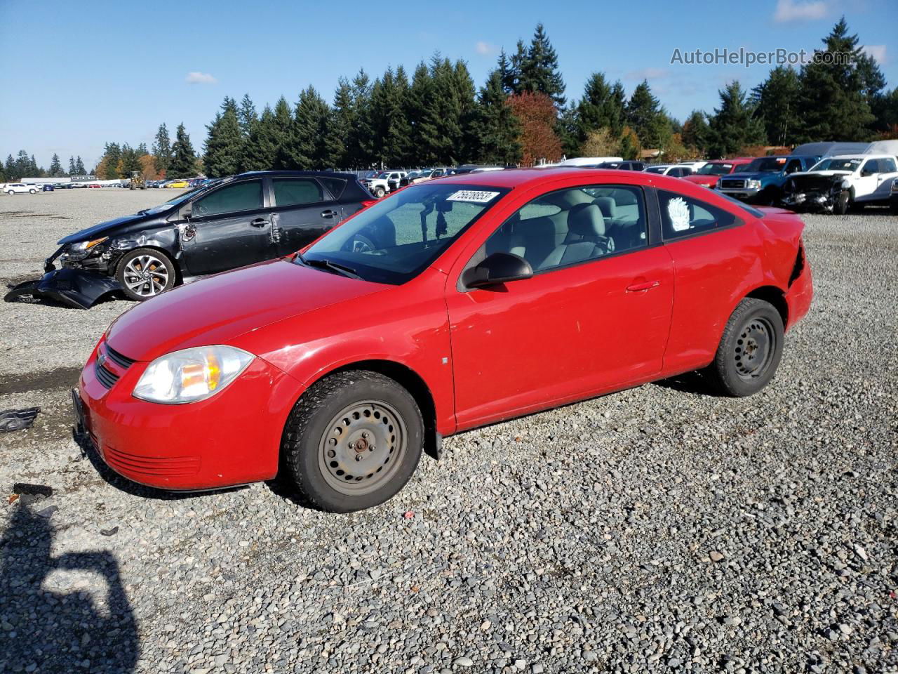 2007 Chevrolet Cobalt Ls Красный vin: 1G1AK15FX77177148