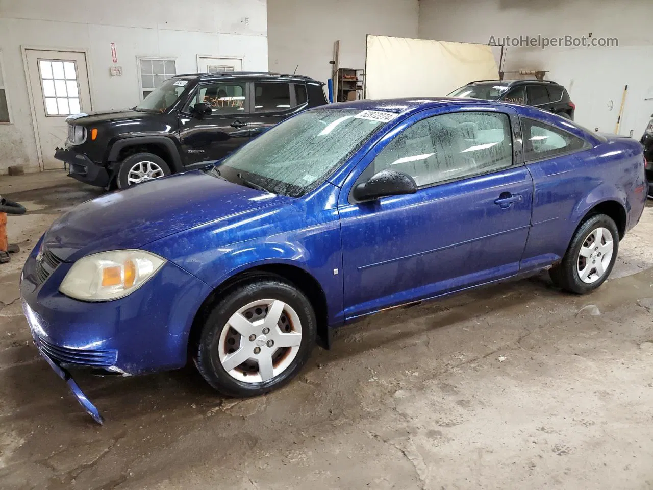 2007 Chevrolet Cobalt Ls Blue vin: 1G1AK15FX77231046