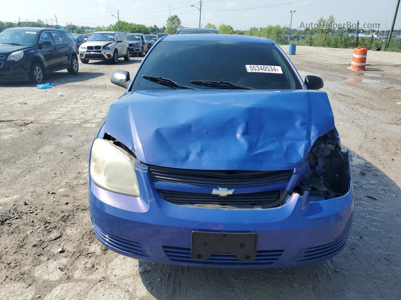 2008 Chevrolet Cobalt Ls Blue vin: 1G1AK18F187106627