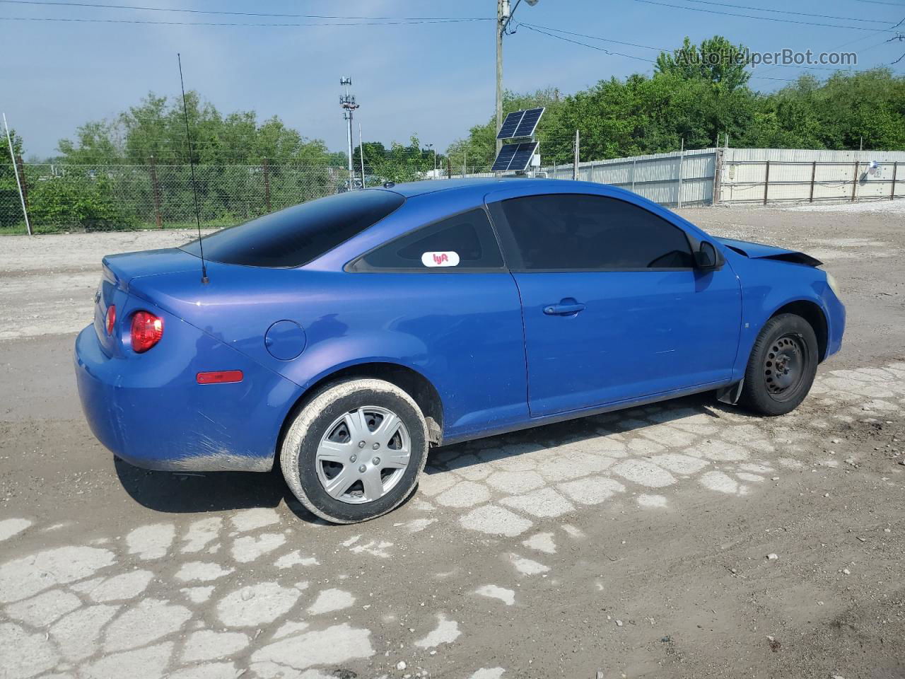 2008 Chevrolet Cobalt Ls Blue vin: 1G1AK18F187106627