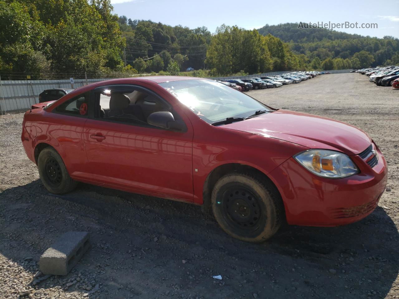 2008 Chevrolet Cobalt Ls Red vin: 1G1AK18F287308313