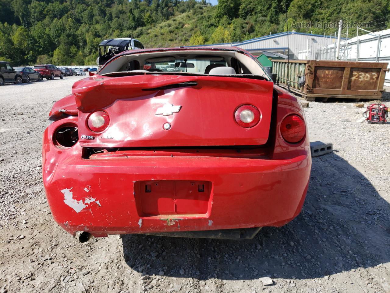 2008 Chevrolet Cobalt Ls Red vin: 1G1AK18F287308313