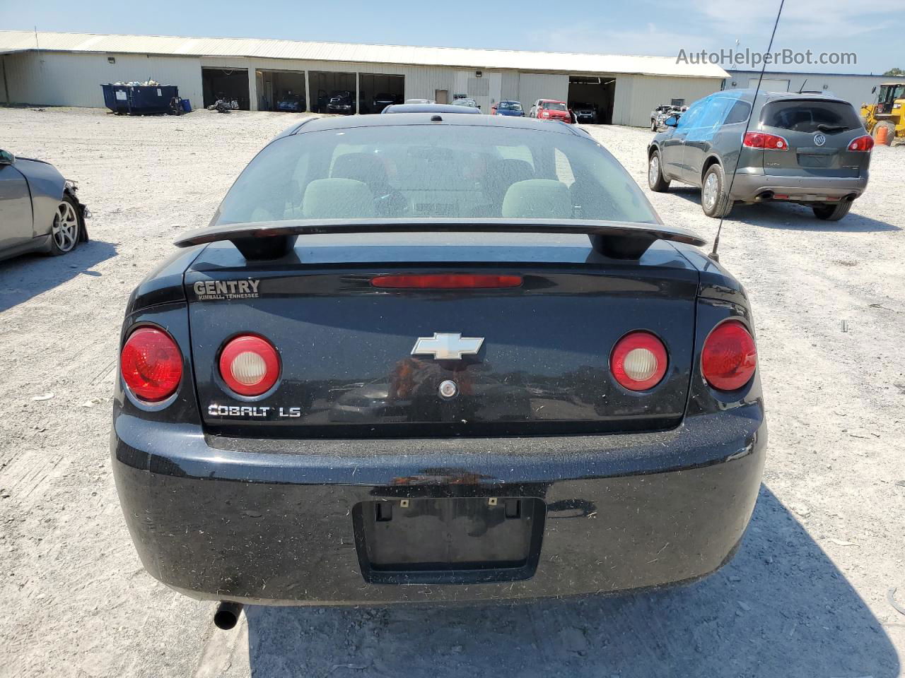 2008 Chevrolet Cobalt Ls Black vin: 1G1AK18F387113644