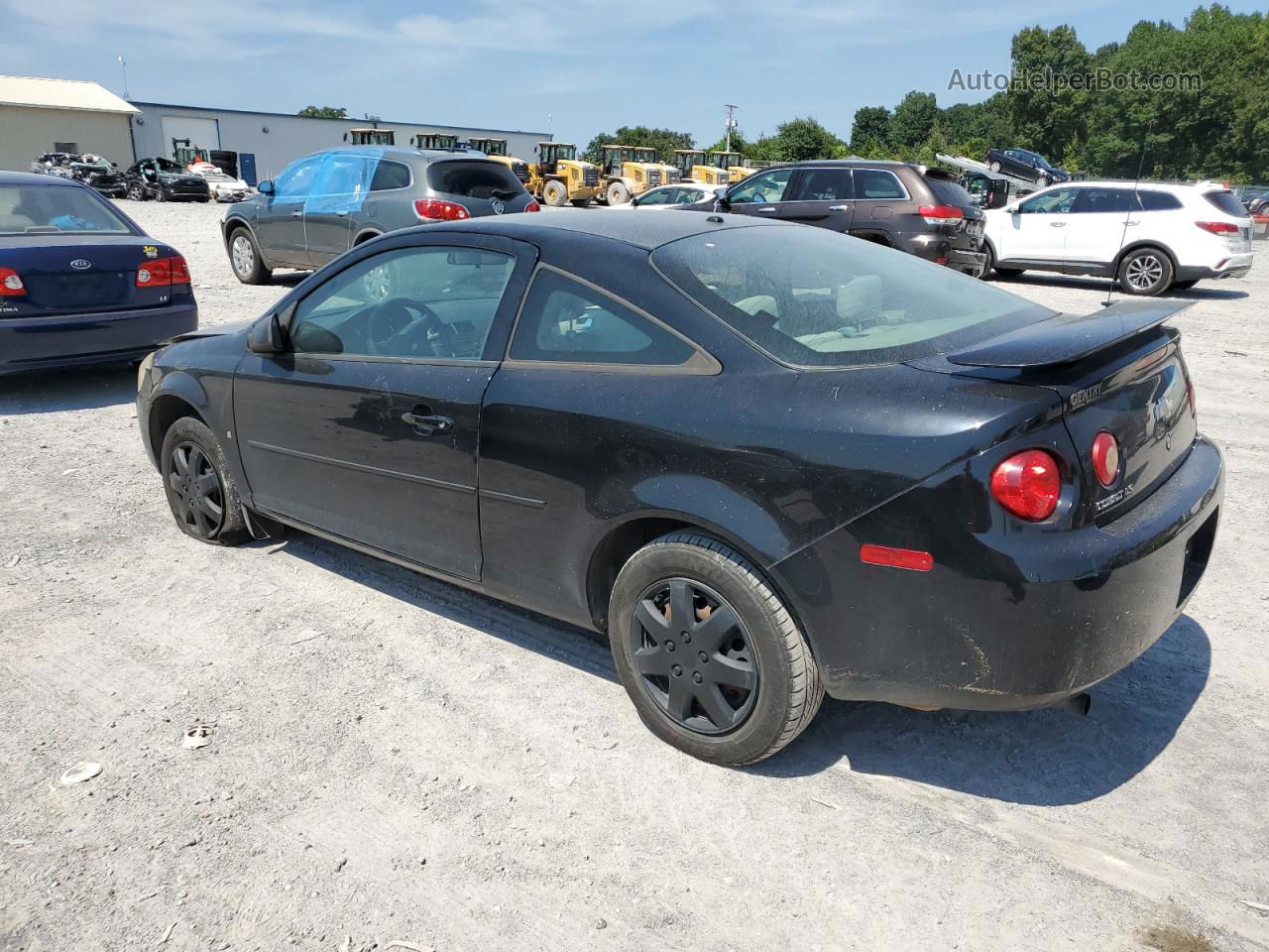 2008 Chevrolet Cobalt Ls Black vin: 1G1AK18F387113644