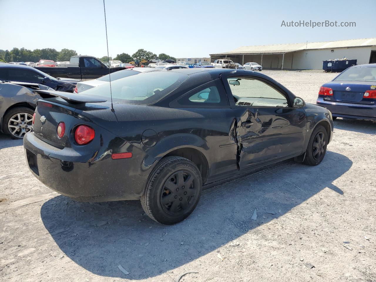 2008 Chevrolet Cobalt Ls Black vin: 1G1AK18F387113644