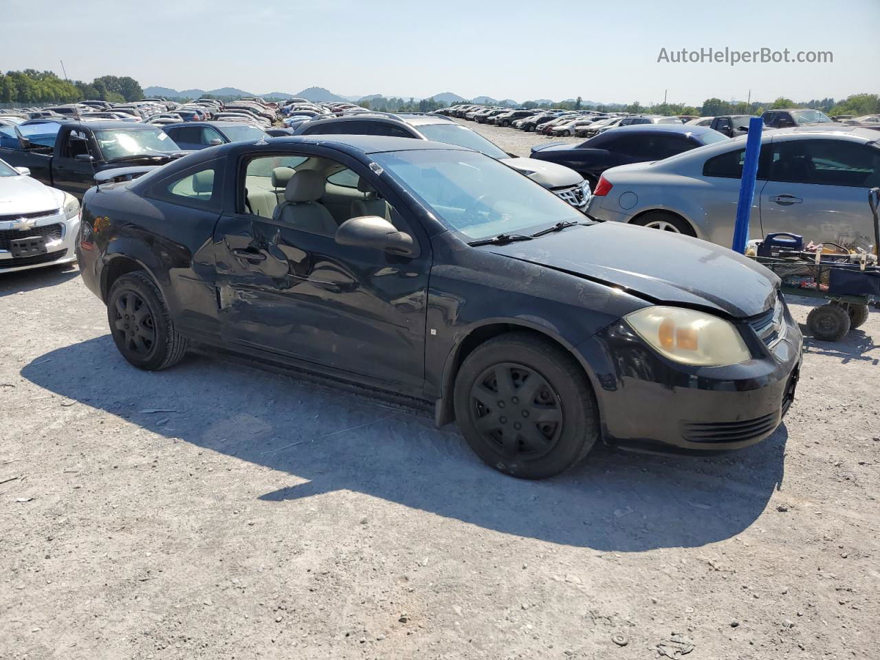 2008 Chevrolet Cobalt Ls Black vin: 1G1AK18F387113644