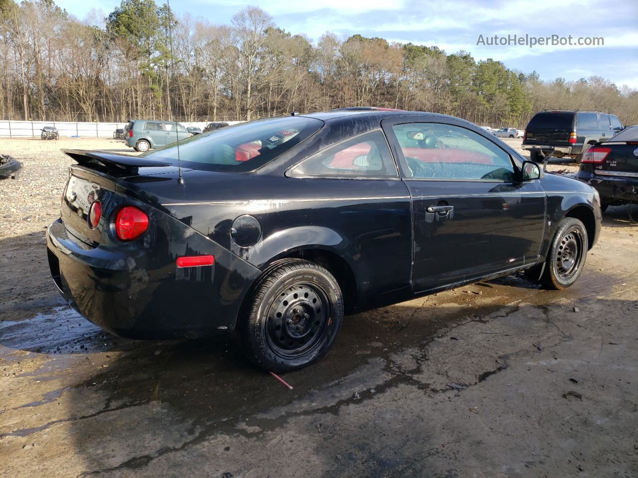 2008 Chevrolet Cobalt Ls Black vin: 1G1AK18F487106556