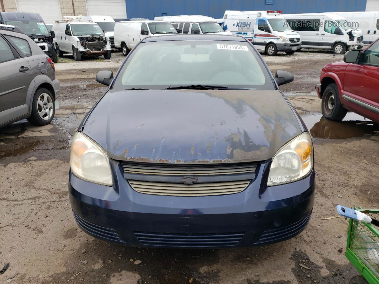 2008 Chevrolet Cobalt Ls Синий vin: 1G1AK18F487199210