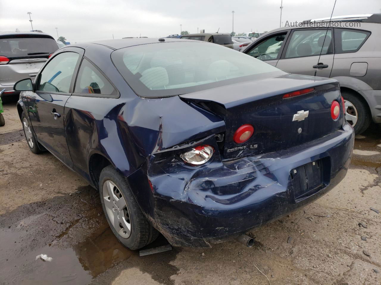 2008 Chevrolet Cobalt Ls Синий vin: 1G1AK18F487199210