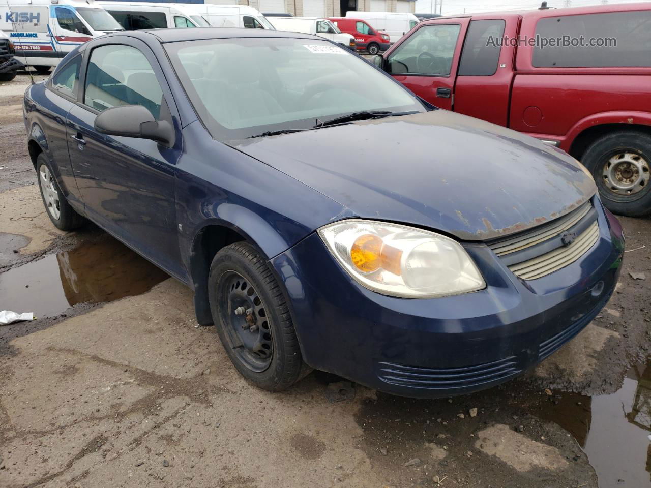 2008 Chevrolet Cobalt Ls Blue vin: 1G1AK18F487199210