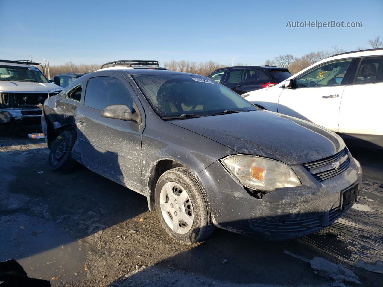 2008 Chevrolet Cobalt Ls Gray vin: 1G1AK18F687147870