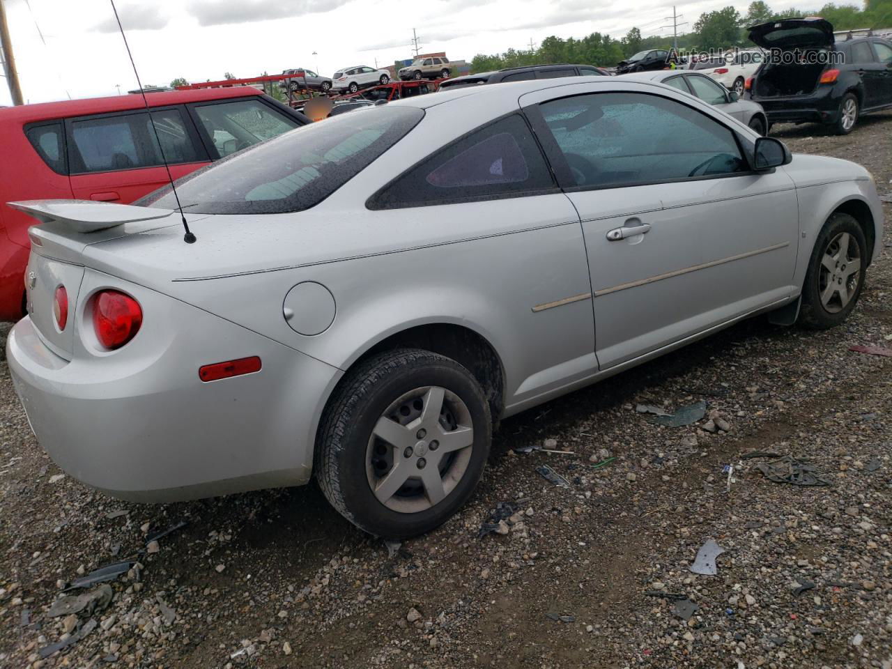 2008 Chevrolet Cobalt Ls Silver vin: 1G1AK18F687245958