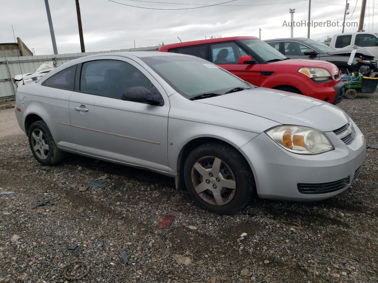 2008 Chevrolet Cobalt Ls Silver vin: 1G1AK18F687245958