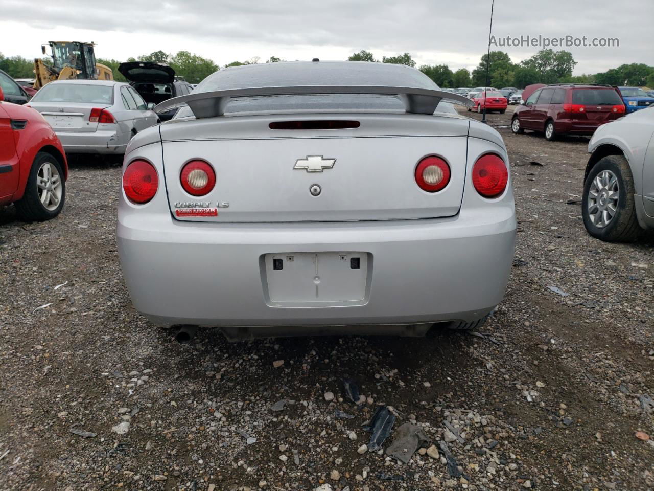 2008 Chevrolet Cobalt Ls Silver vin: 1G1AK18F687245958