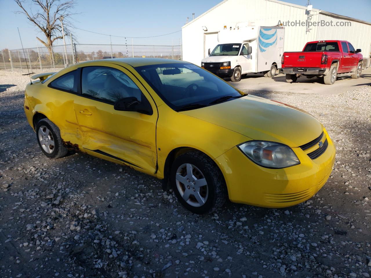 2008 Chevrolet Cobalt Ls Желтый vin: 1G1AK18F687289815