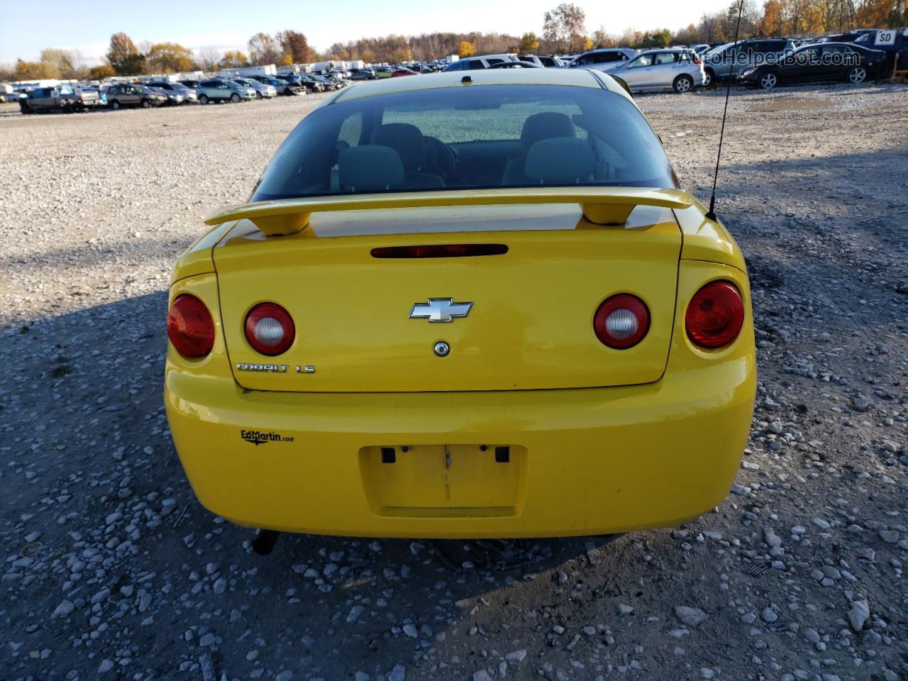 2008 Chevrolet Cobalt Ls Yellow vin: 1G1AK18F687289815