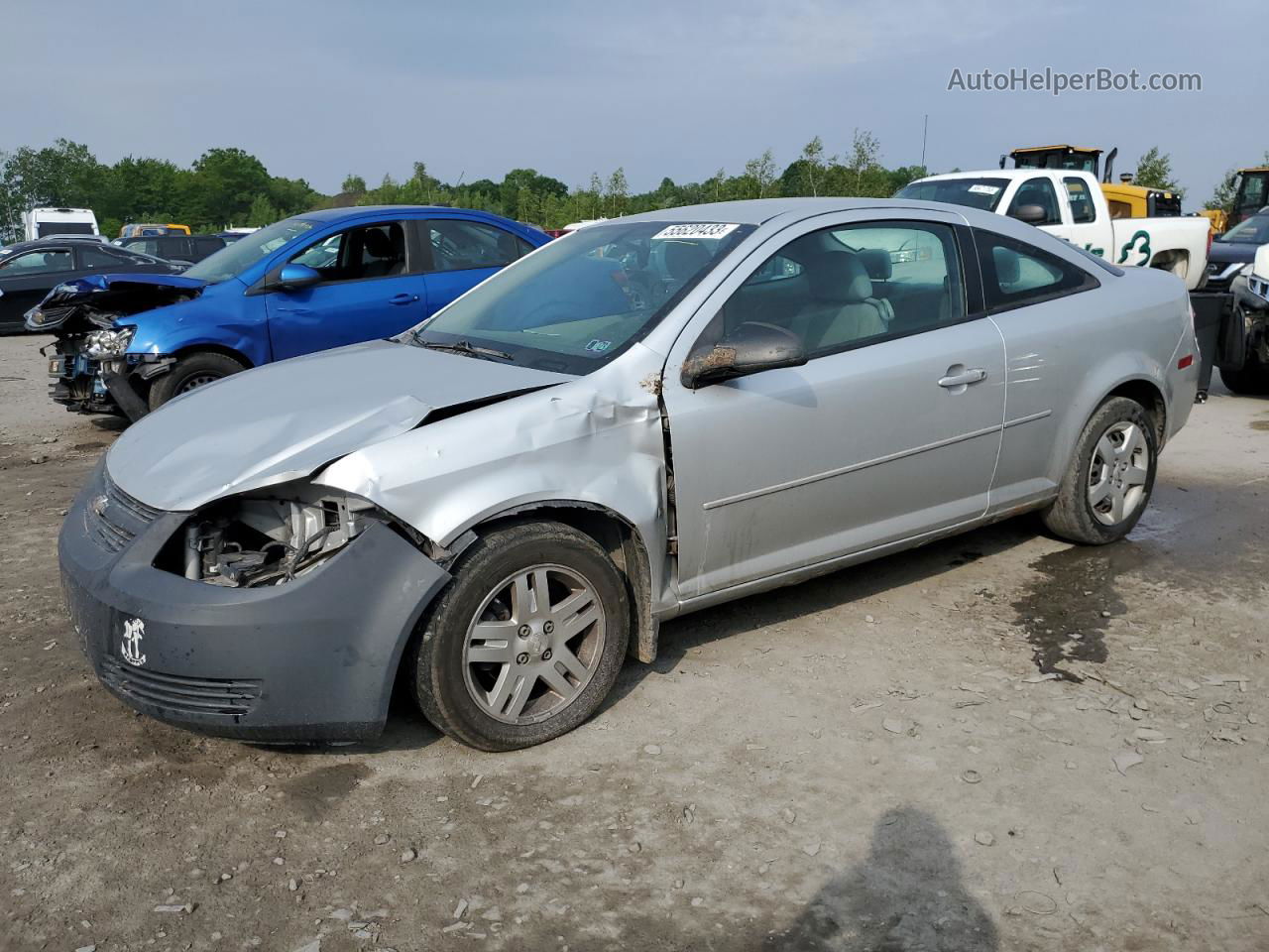 2008 Chevrolet Cobalt Ls Silver vin: 1G1AK18F687346319