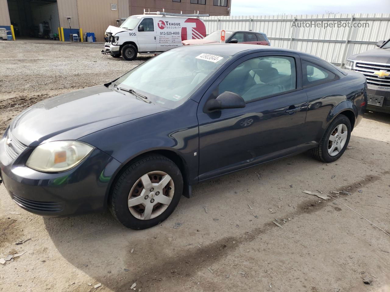 2008 Chevrolet Cobalt Ls Black vin: 1G1AK18F787289239