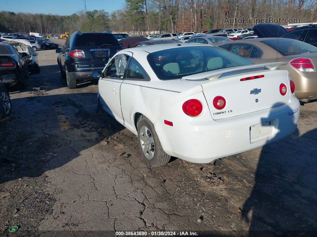 2008 Chevrolet Cobalt Ls White vin: 1G1AK18F887166615