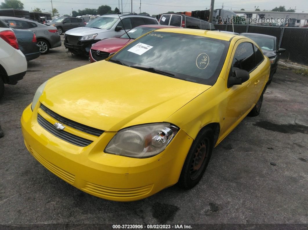 2008 Chevrolet Cobalt Ls Yellow vin: 1G1AK18FX87278445