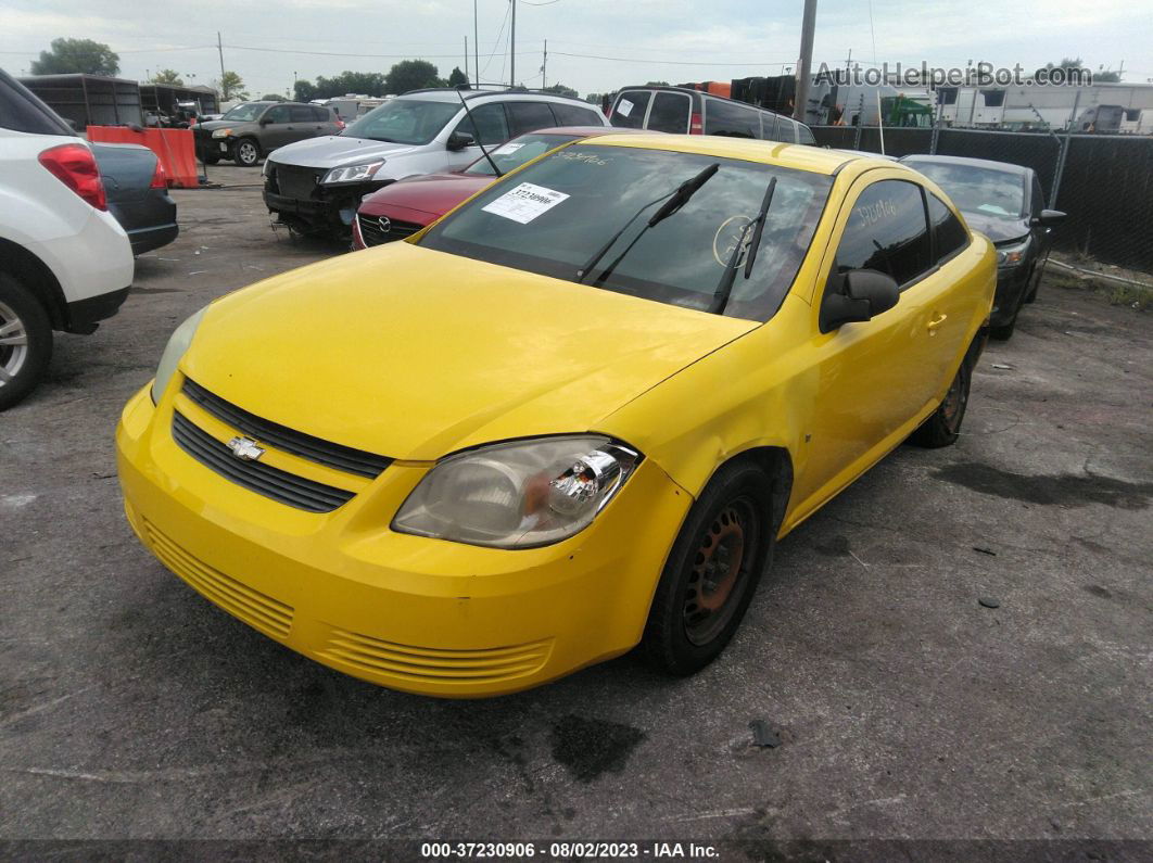 2008 Chevrolet Cobalt Ls Yellow vin: 1G1AK18FX87278445