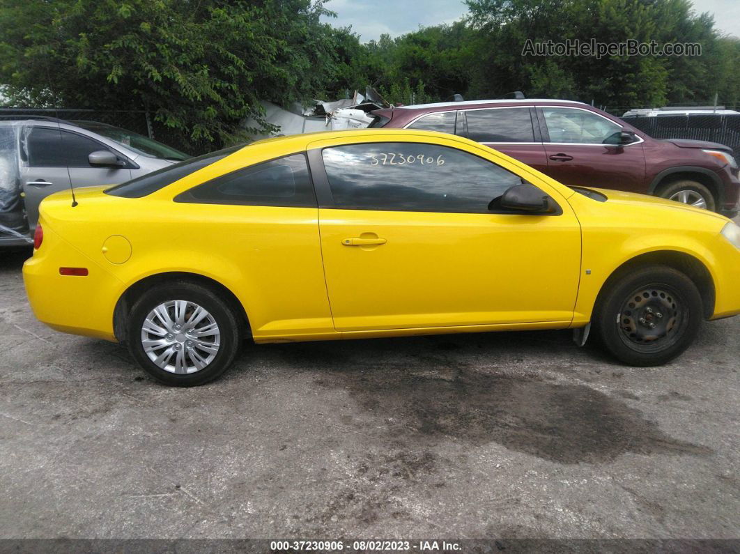 2008 Chevrolet Cobalt Ls Желтый vin: 1G1AK18FX87278445