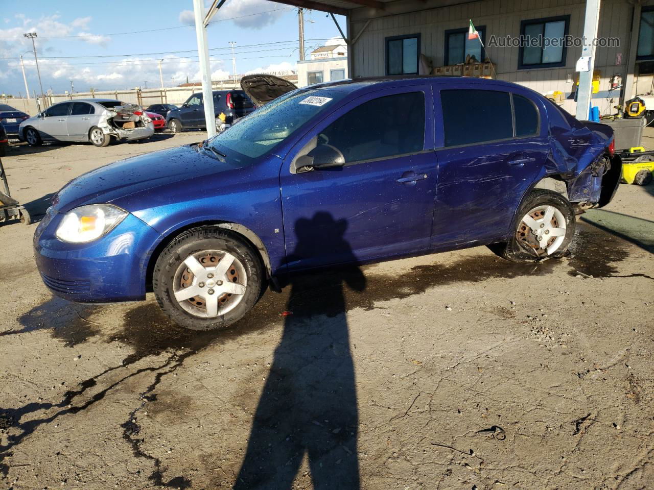 2007 Chevrolet Cobalt Ls Blue vin: 1G1AK55F077100473