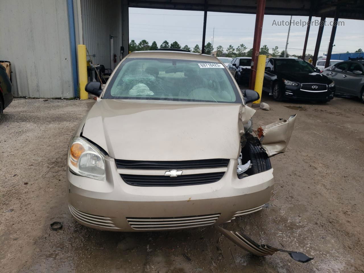 2007 Chevrolet Cobalt Ls Tan vin: 1G1AK55F077252575