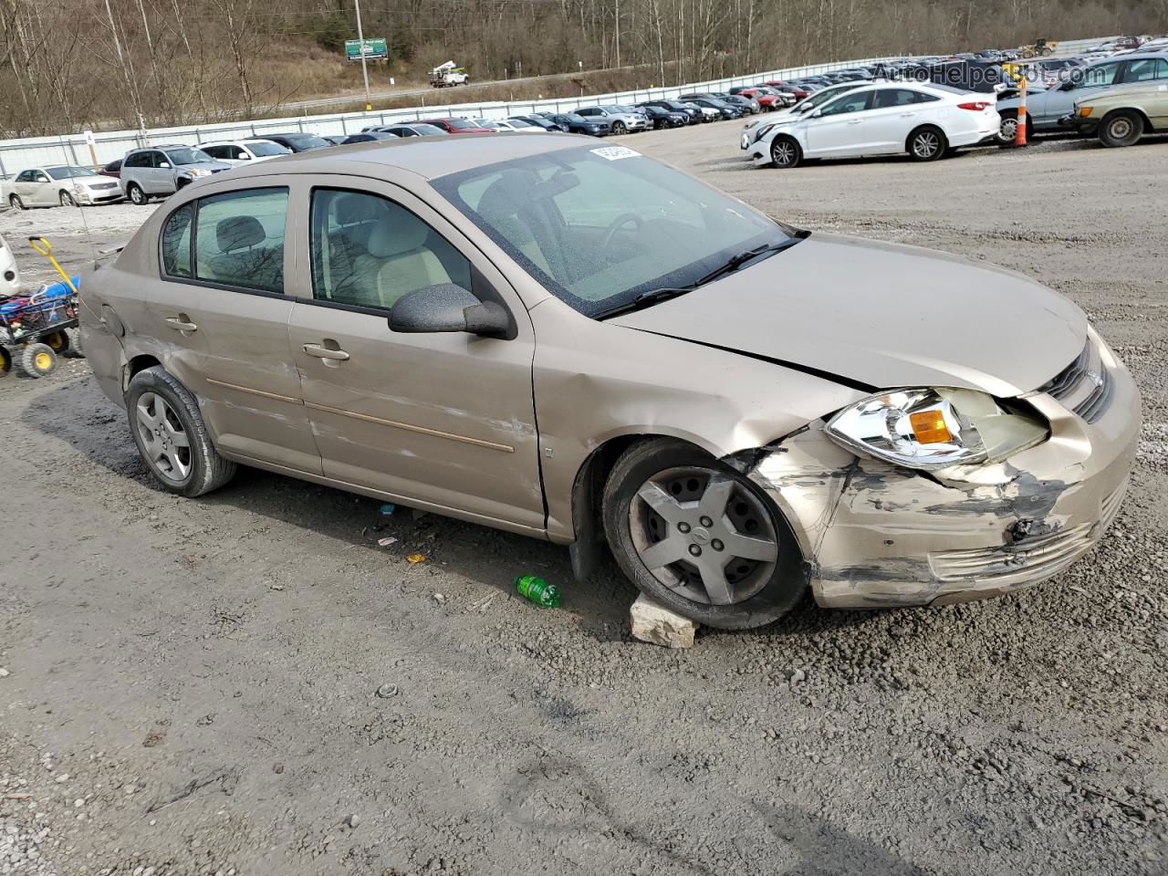 2007 Chevrolet Cobalt Ls Золотой vin: 1G1AK55F077415287