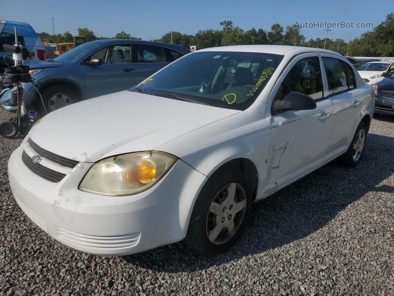 2007 Chevrolet Cobalt Ls White vin: 1G1AK55F177133627