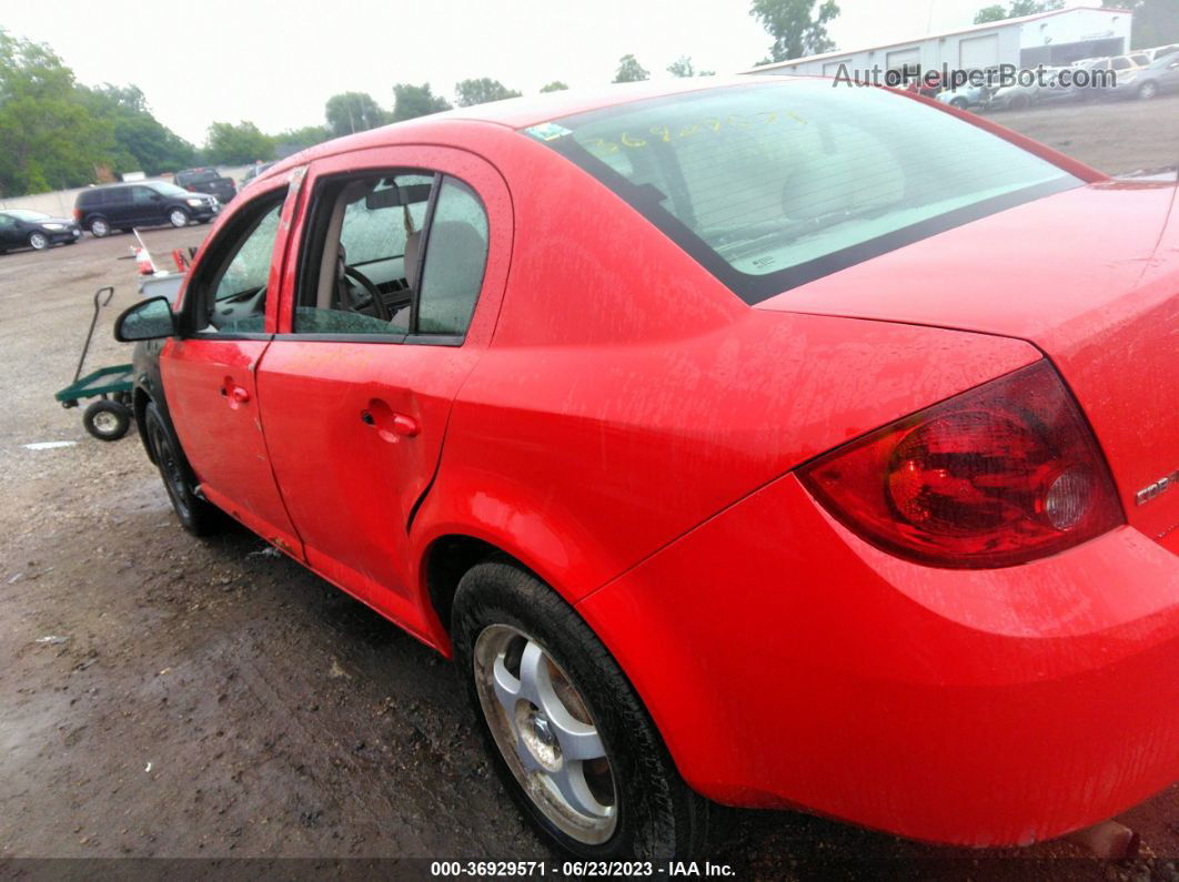 2007 Chevrolet Cobalt Ls Red vin: 1G1AK55F177175490