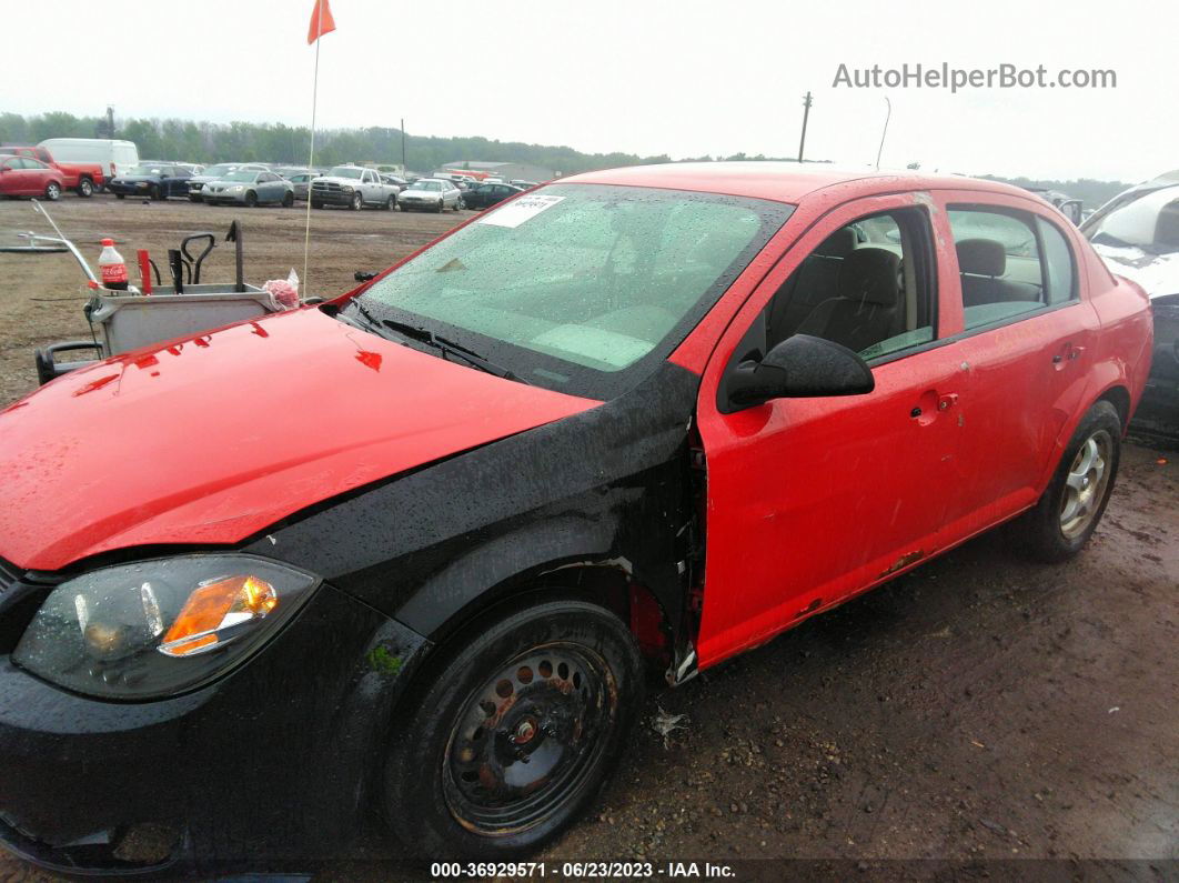 2007 Chevrolet Cobalt Ls Red vin: 1G1AK55F177175490