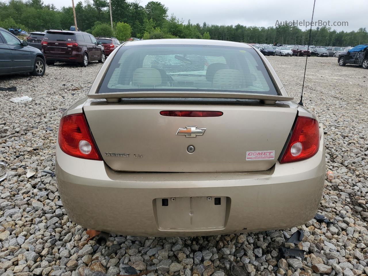 2007 Chevrolet Cobalt Ls Tan vin: 1G1AK55F177342236