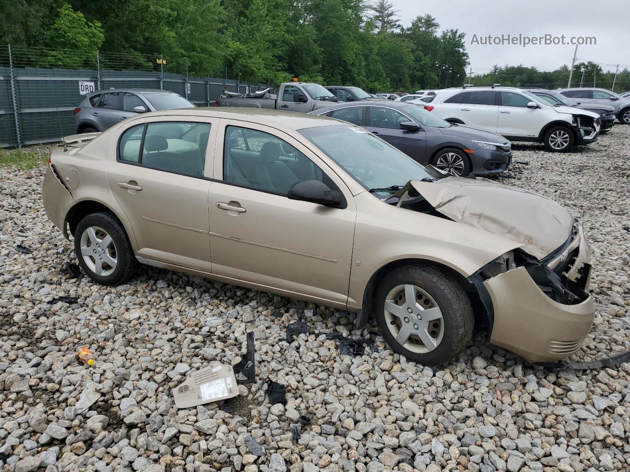 2007 Chevrolet Cobalt Ls Tan vin: 1G1AK55F177342236