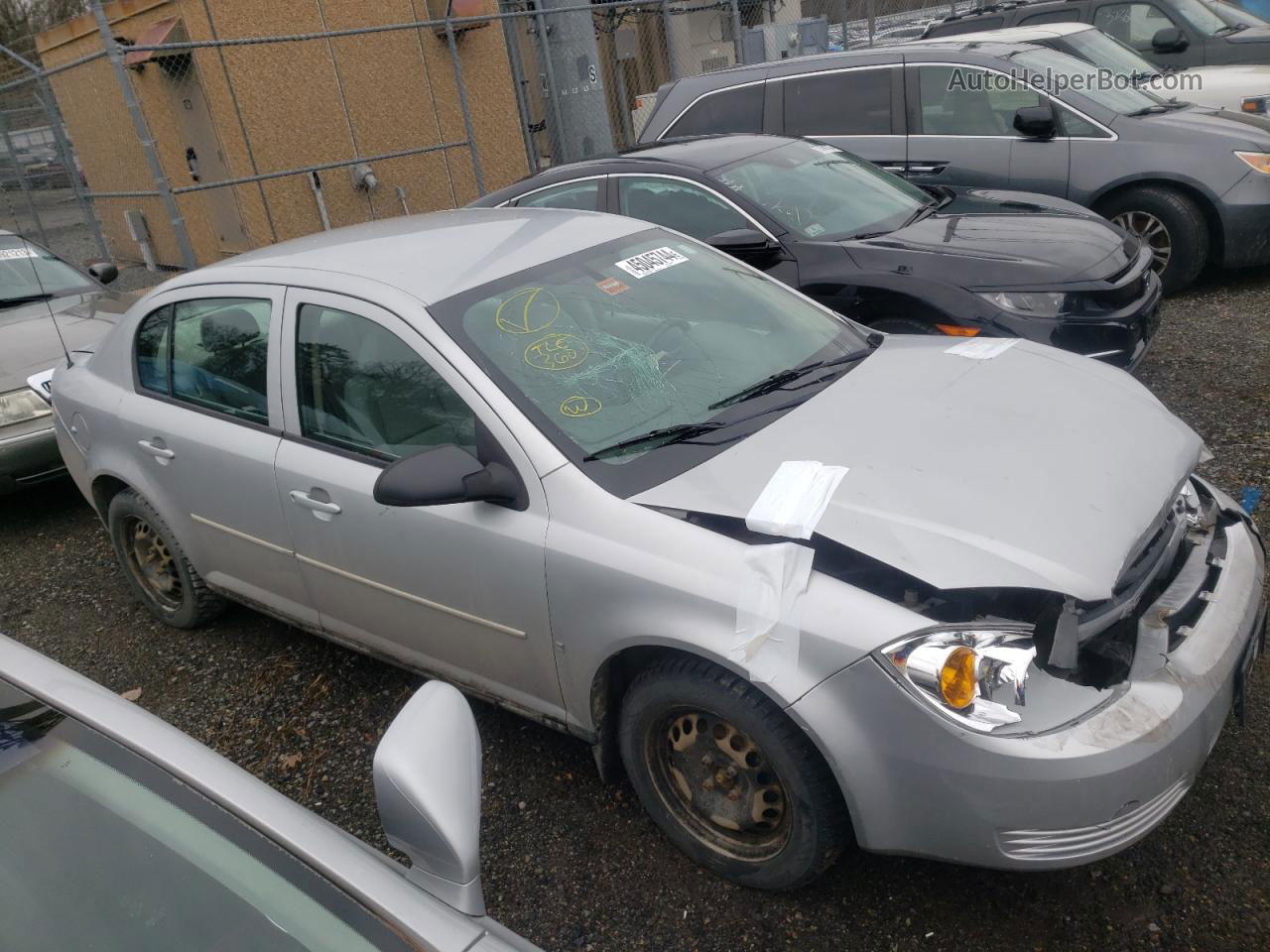 2007 Chevrolet Cobalt Ls Silver vin: 1G1AK55F277116206