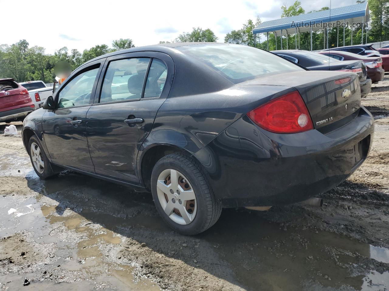 2007 Chevrolet Cobalt Ls Black vin: 1G1AK55F277204530