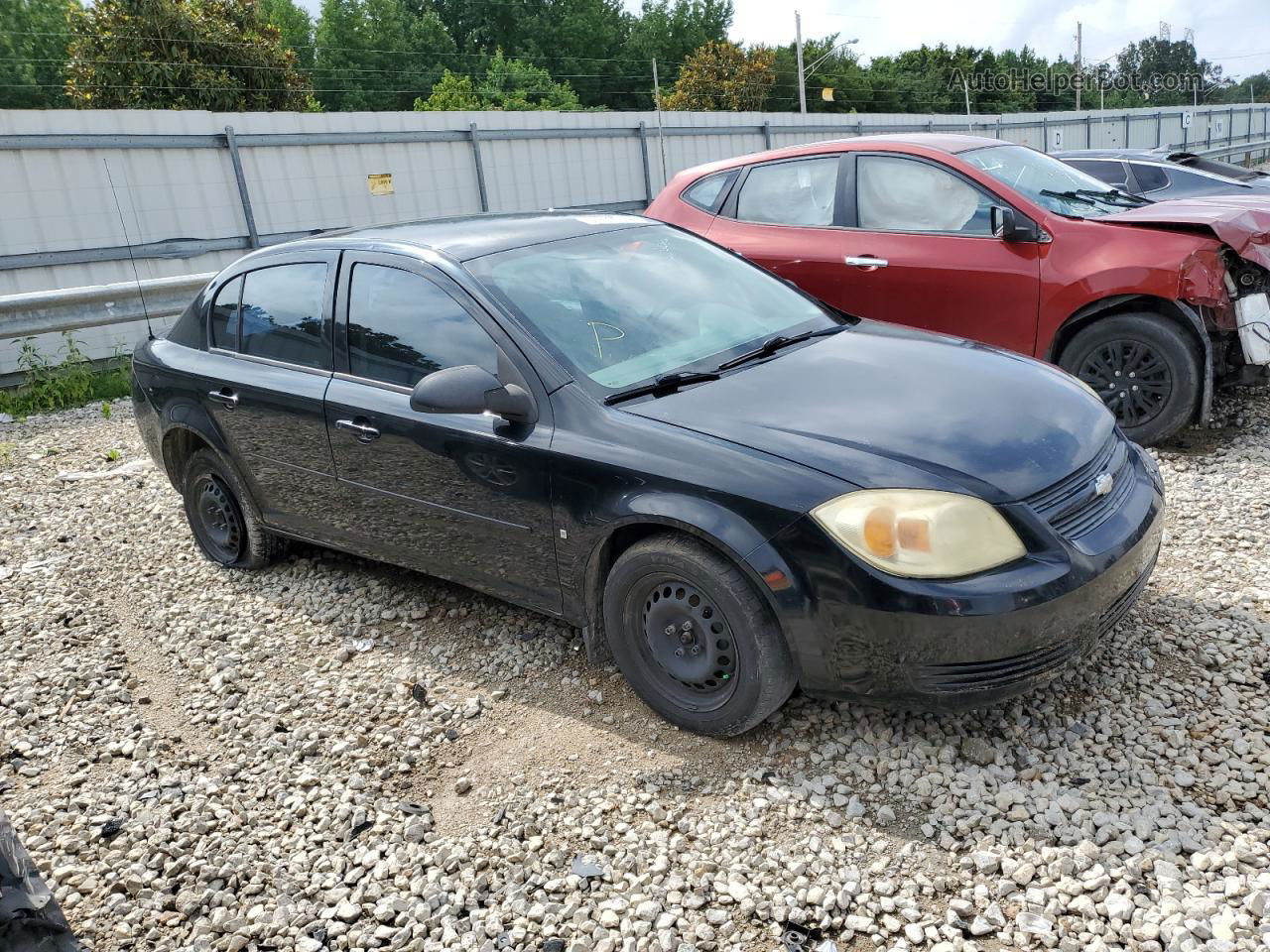 2007 Chevrolet Cobalt Ls Black vin: 1G1AK55F277362589