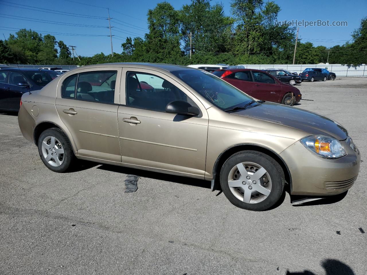 2007 Chevrolet Cobalt Ls Gold vin: 1G1AK55F277383636