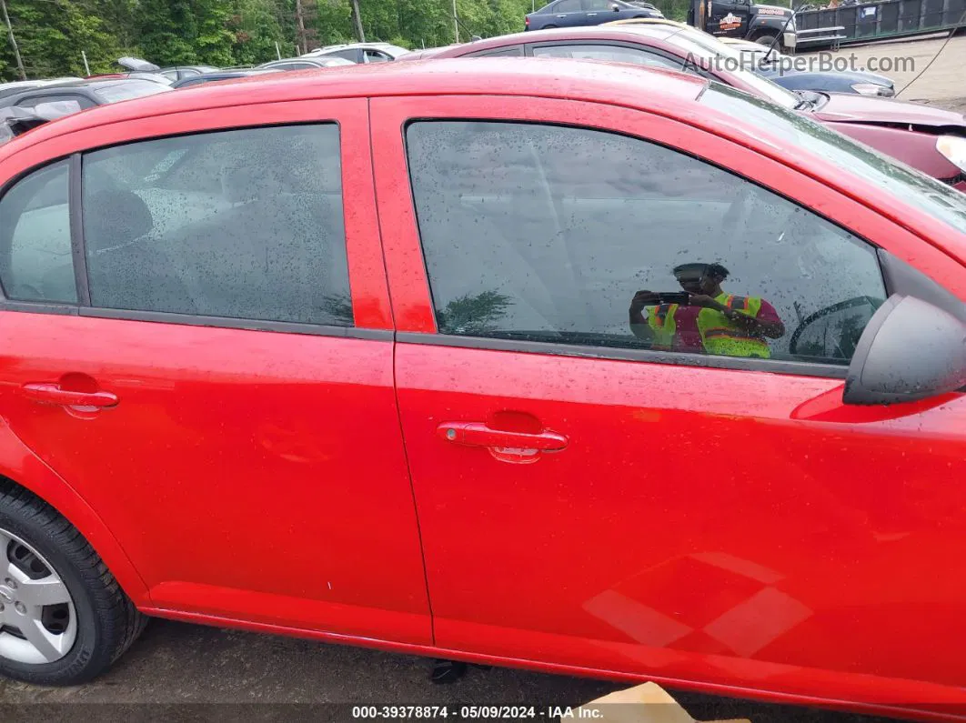 2007 Chevrolet Cobalt Ls Red vin: 1G1AK55F277386696