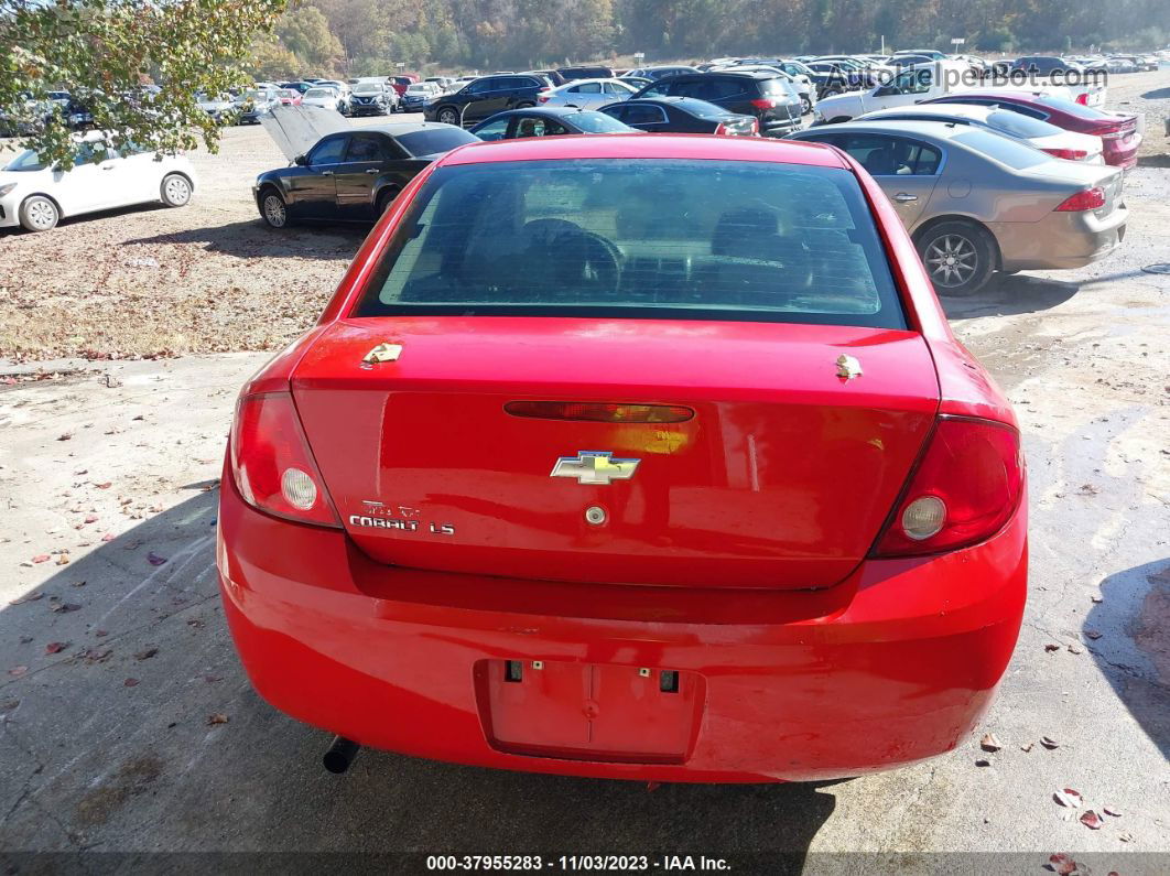 2007 Chevrolet Cobalt Ls Red vin: 1G1AK55F377147643