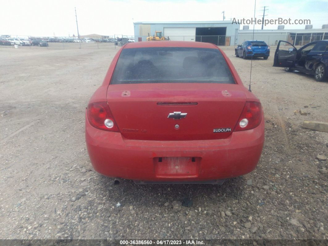 2007 Chevrolet Cobalt Ls Red vin: 1G1AK55F377162143