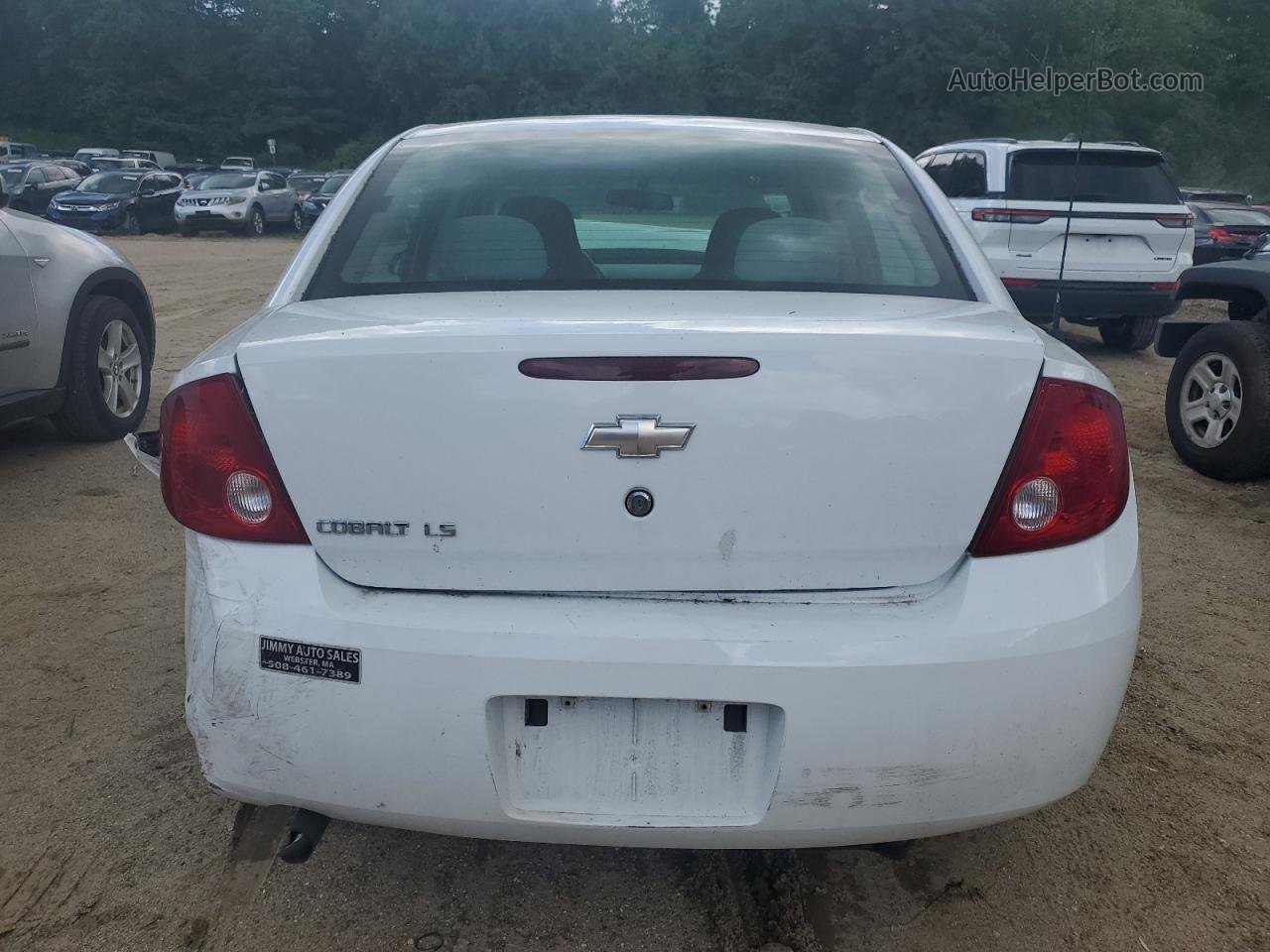 2007 Chevrolet Cobalt Ls White vin: 1G1AK55F377296618