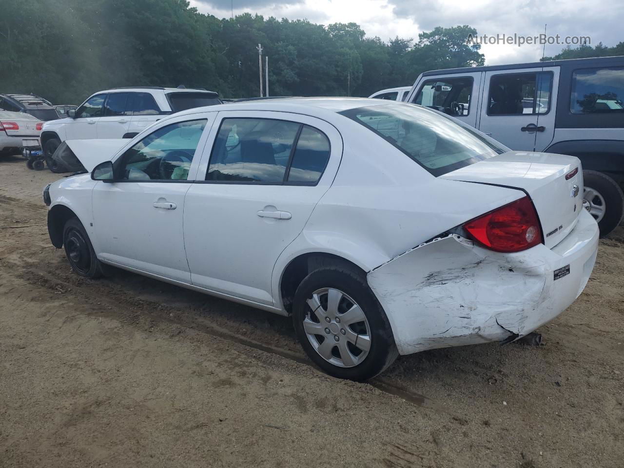 2007 Chevrolet Cobalt Ls White vin: 1G1AK55F377296618