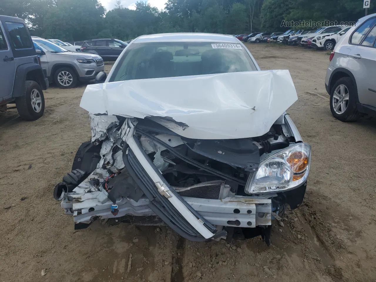 2007 Chevrolet Cobalt Ls White vin: 1G1AK55F377296618