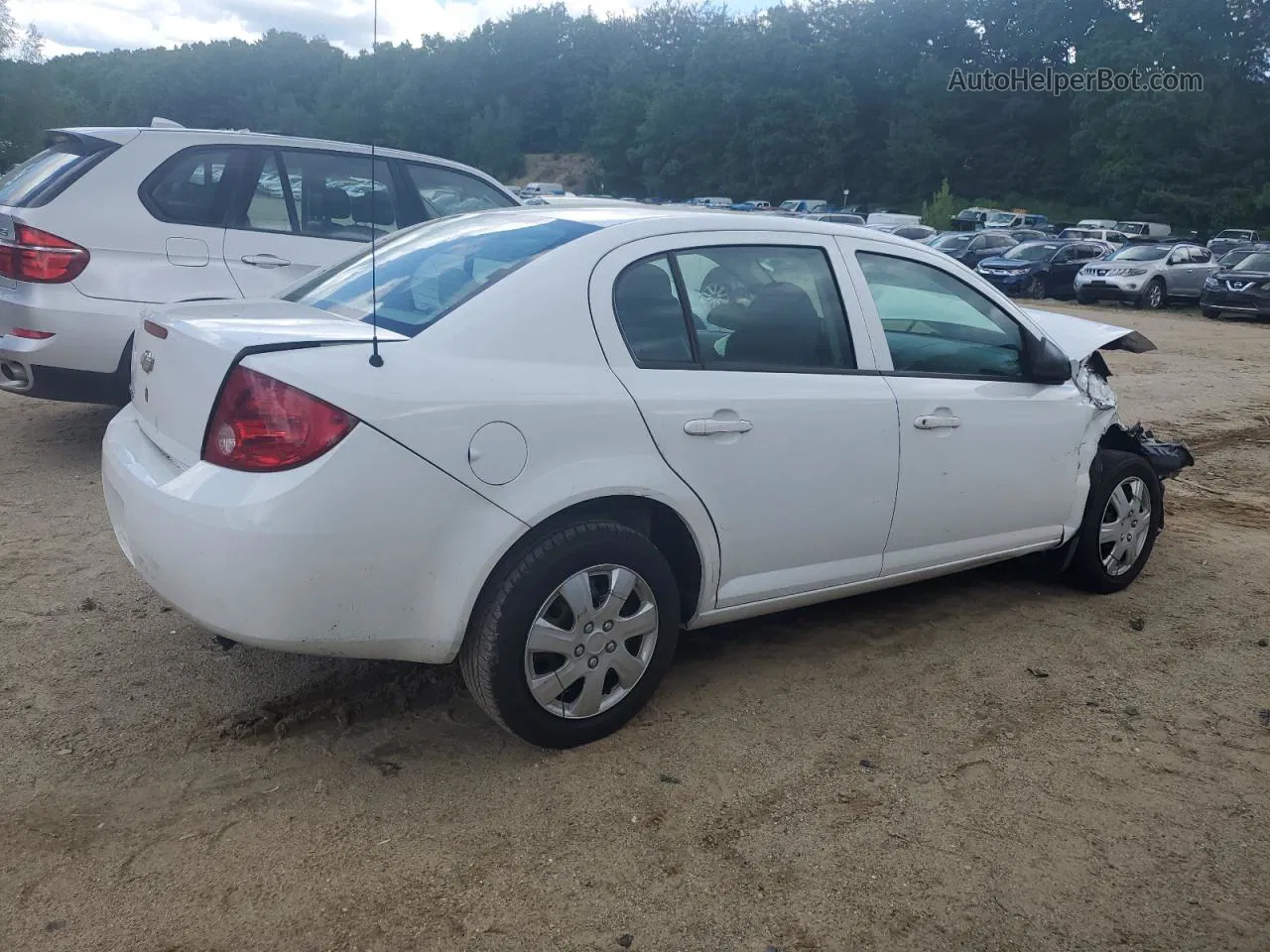 2007 Chevrolet Cobalt Ls Белый vin: 1G1AK55F377296618