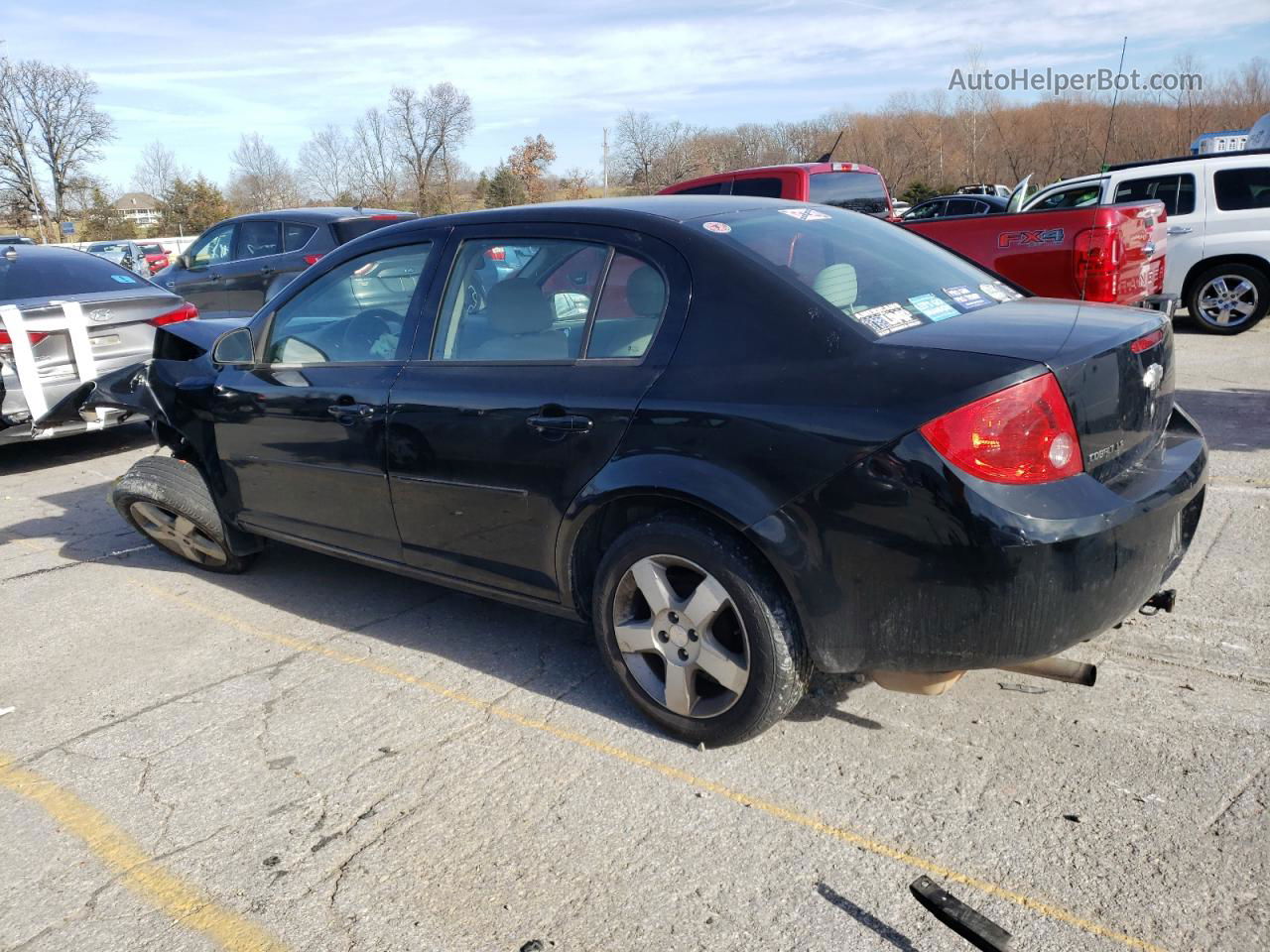 2007 Chevrolet Cobalt Ls Черный vin: 1G1AK55F377398355