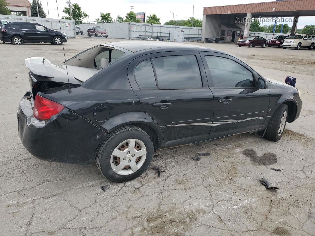 2007 Chevrolet Cobalt Ls Черный vin: 1G1AK55F477234550