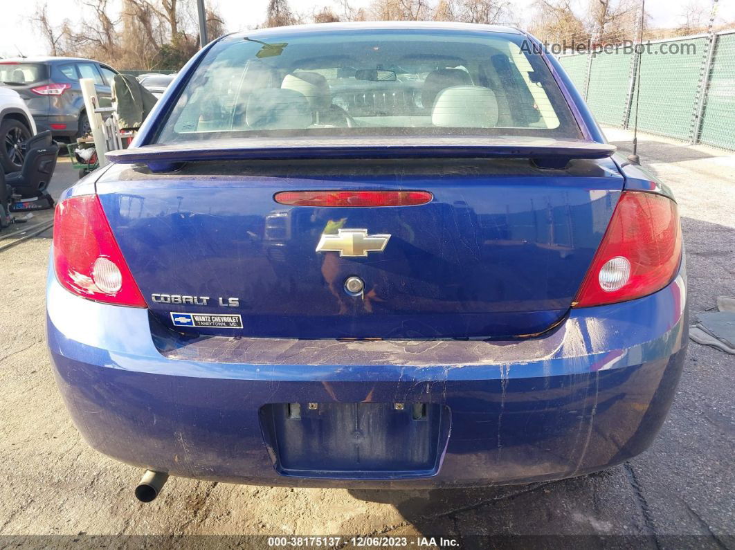 2007 Chevrolet Cobalt Ls Blue vin: 1G1AK55F477371276