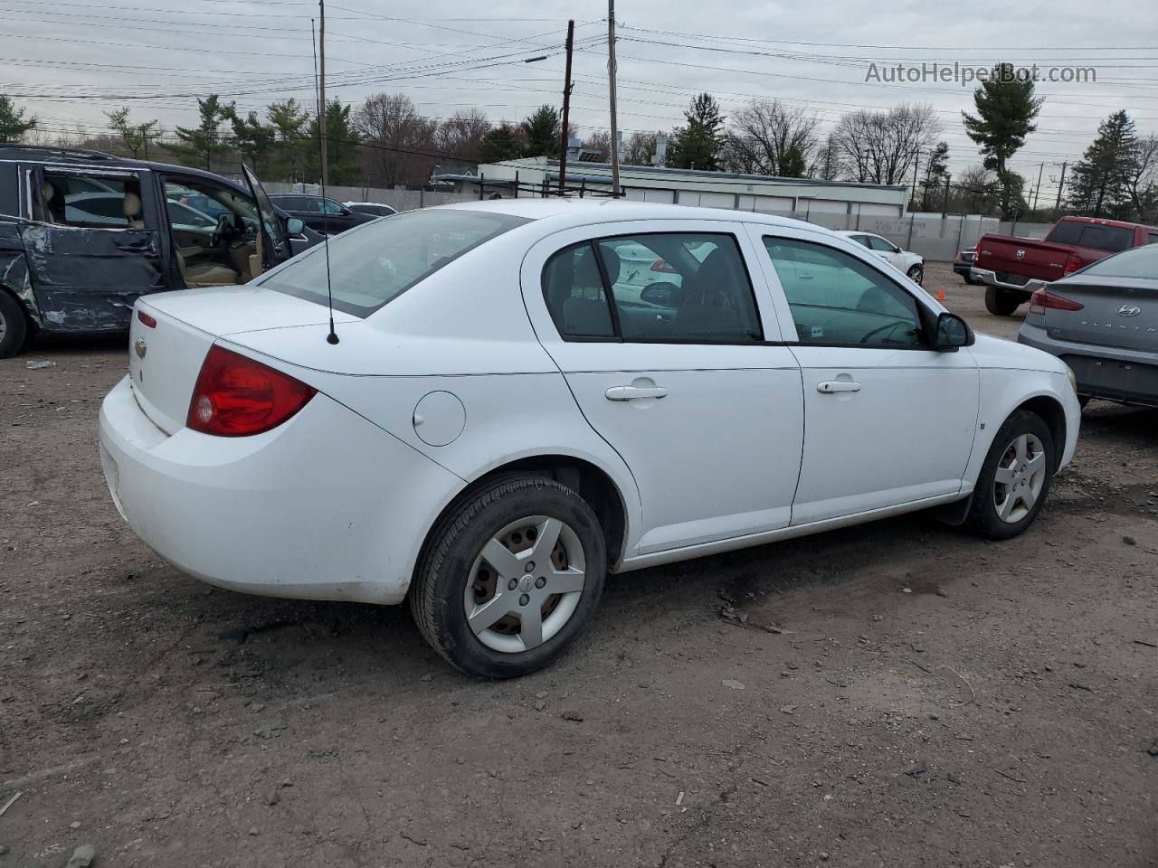 2007 Chevrolet Cobalt Ls White vin: 1G1AK55F577303651