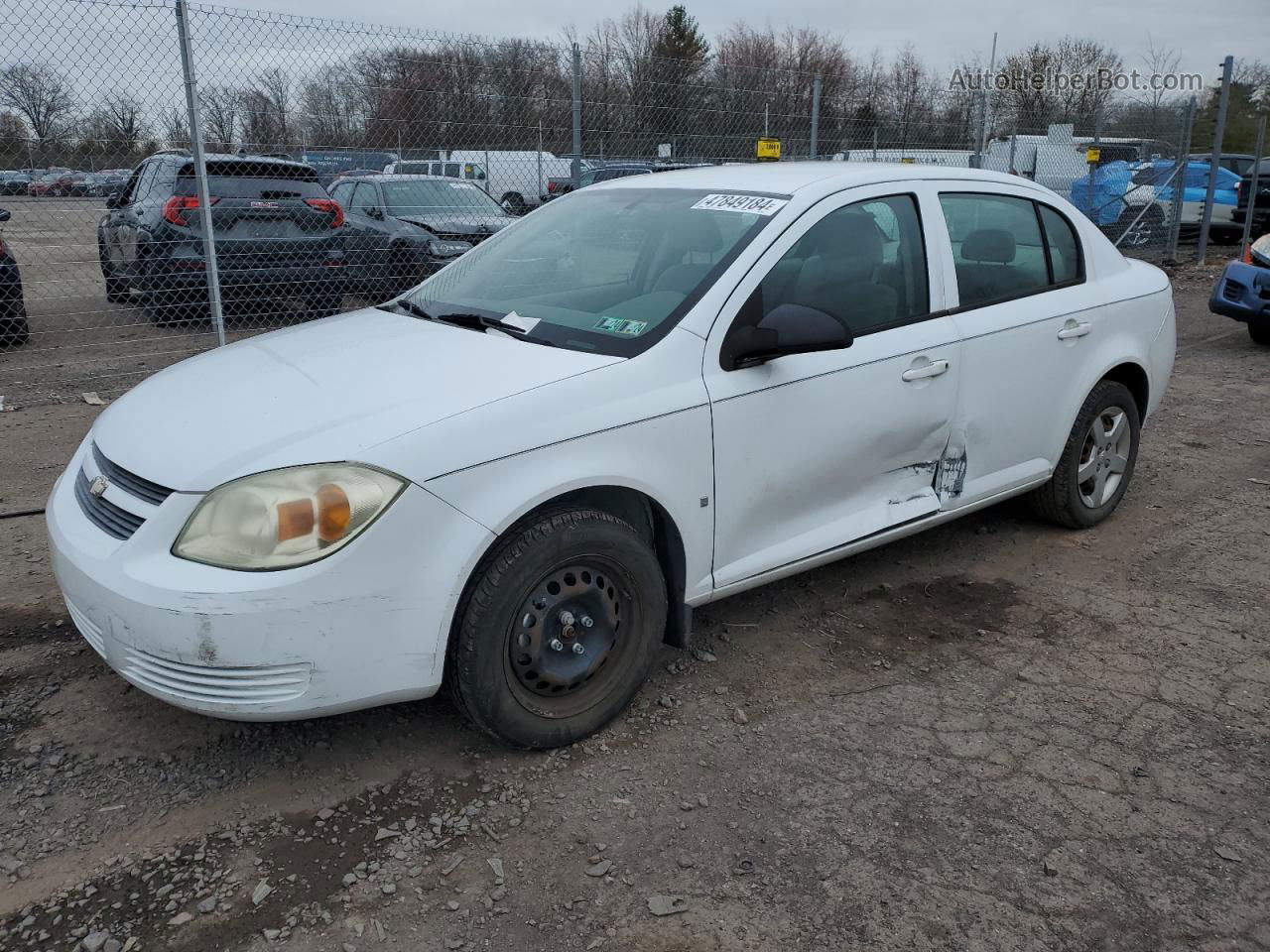 2007 Chevrolet Cobalt Ls White vin: 1G1AK55F577303651